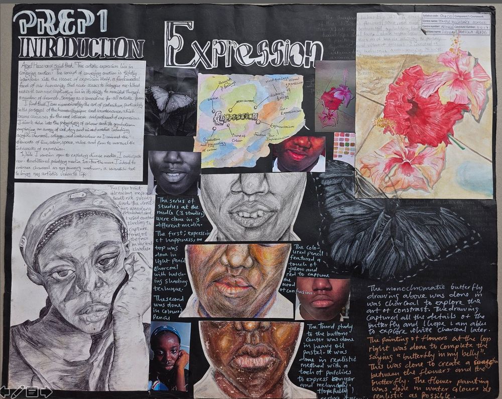 The Aftermath - mixed media and collage
