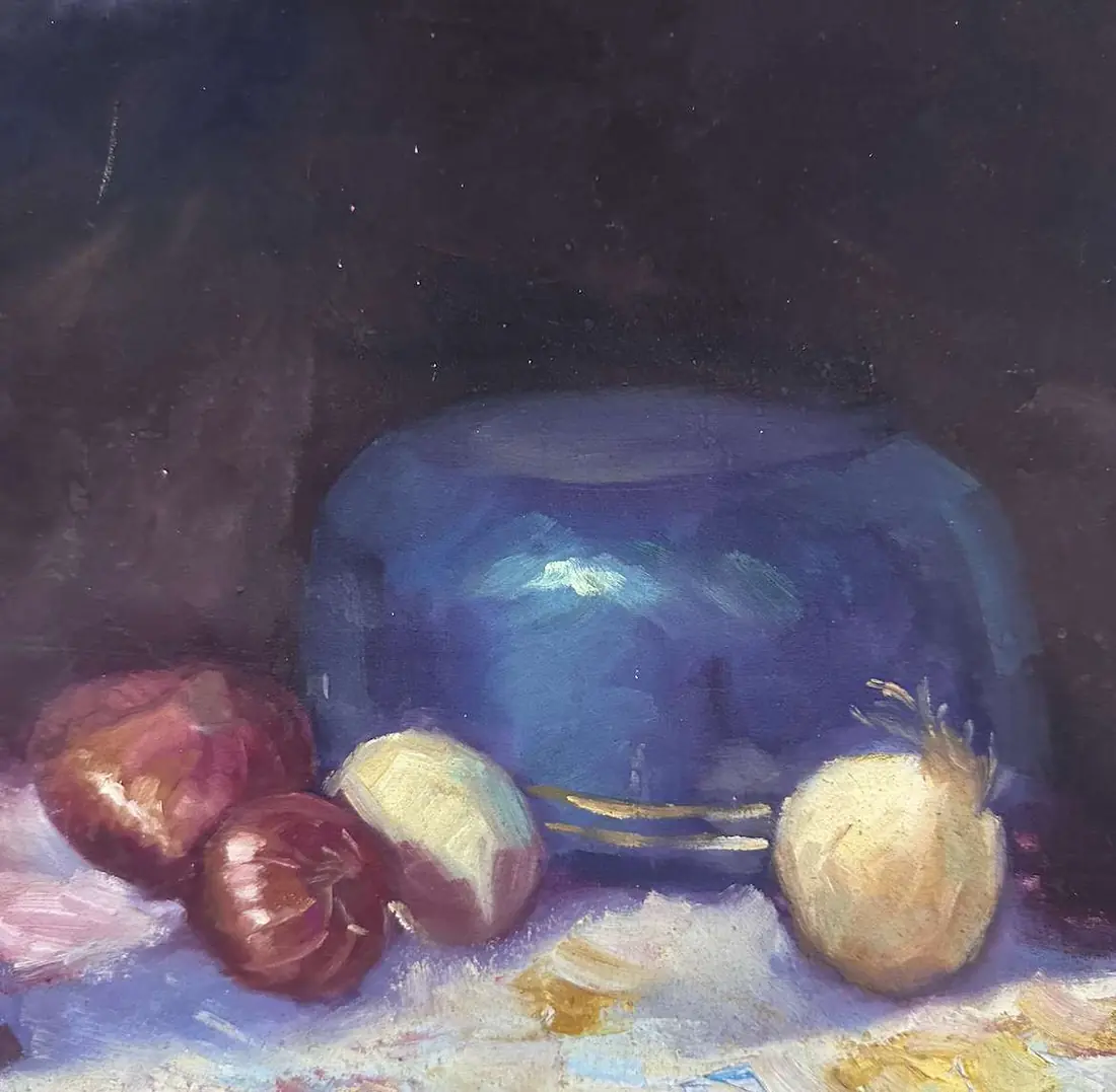 Oil paint study