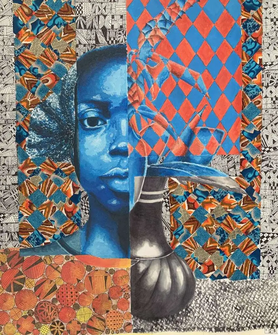Mixed media study