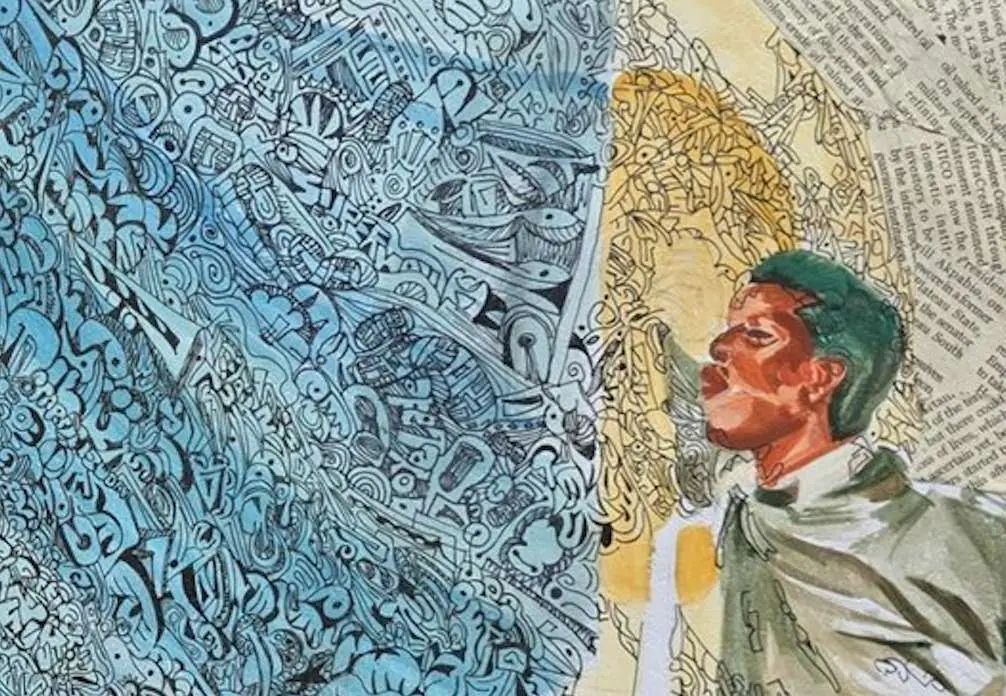Mixed Media study, piece 7