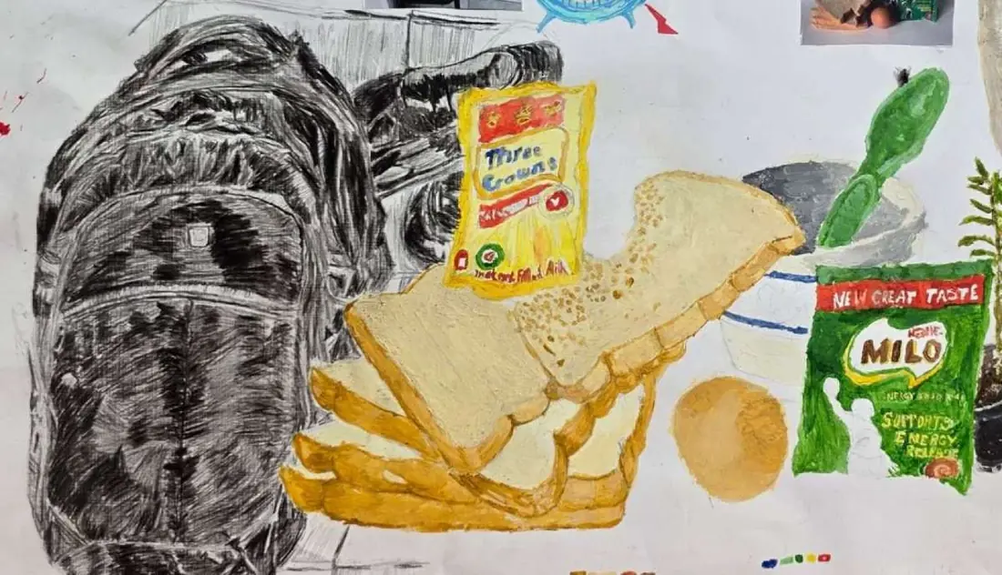 Mixed Media study, piece 9