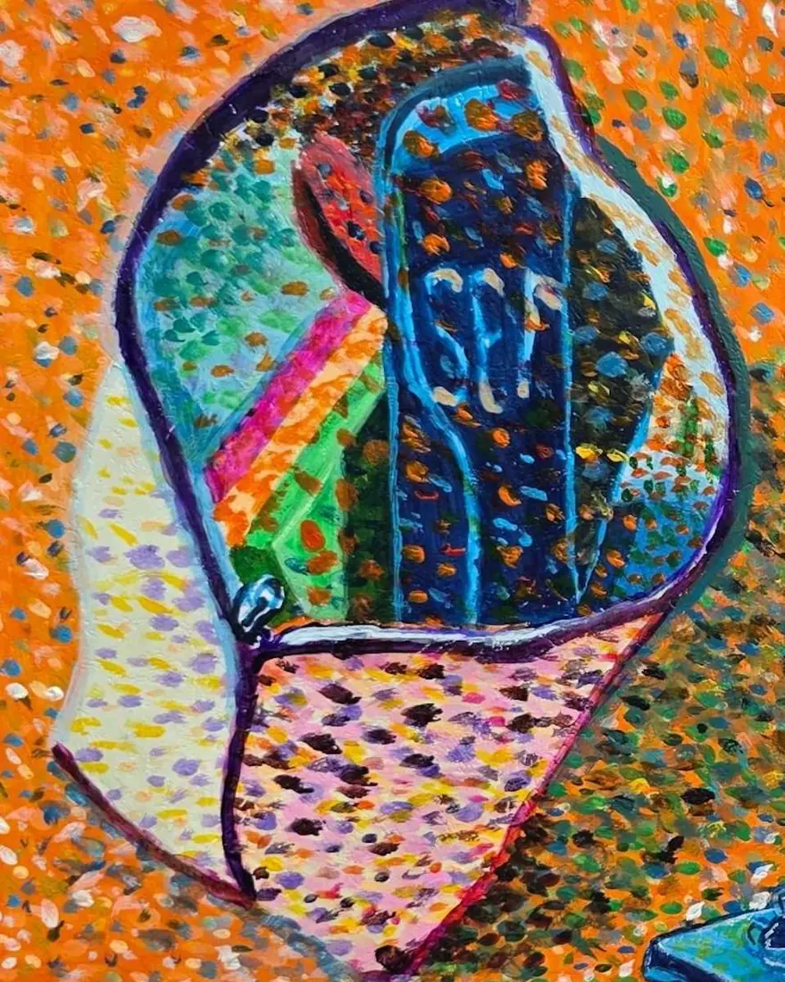 Oil & Acrylic study, piece 10