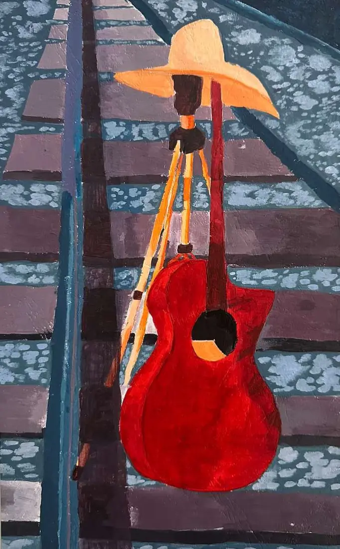 Oil & Acrylic study, piece 14