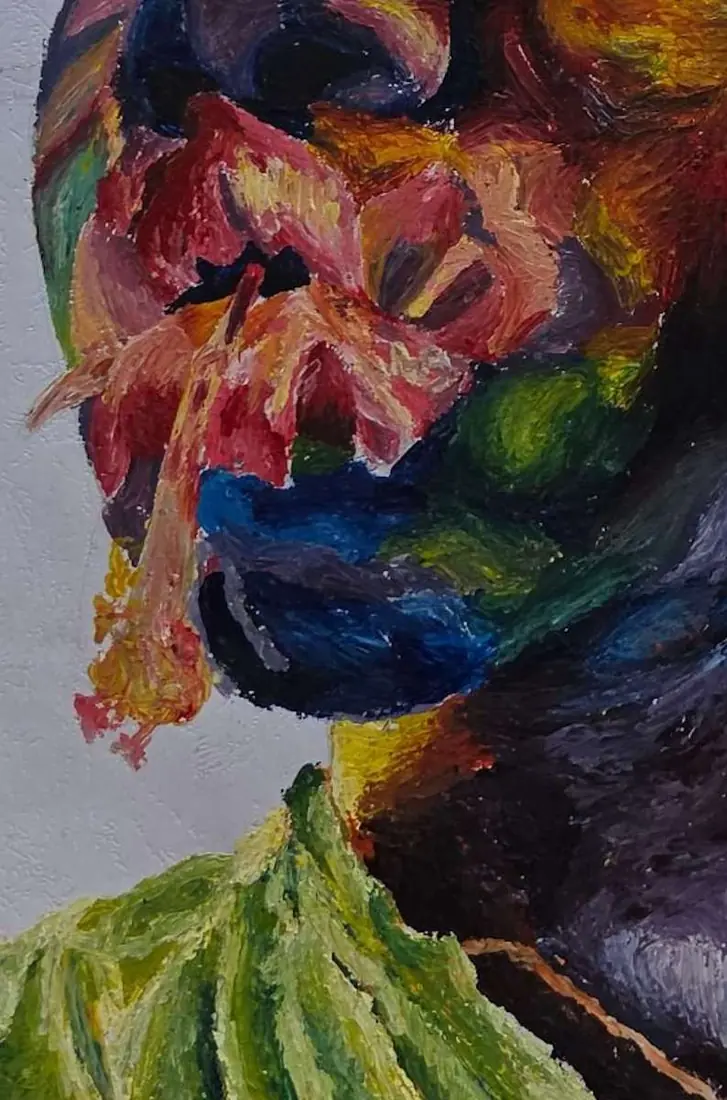 Oil & Acrylic study, piece 7