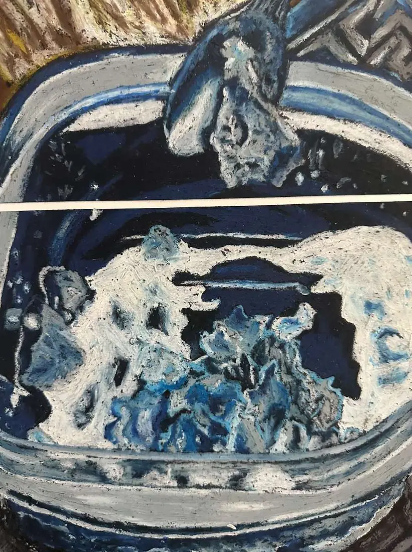 Pastels study, piece 4