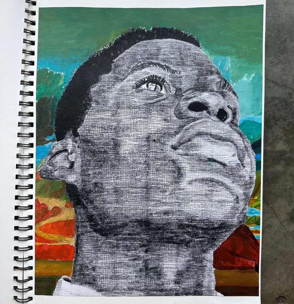 IGCSE sketchbook extract - developing ideas page