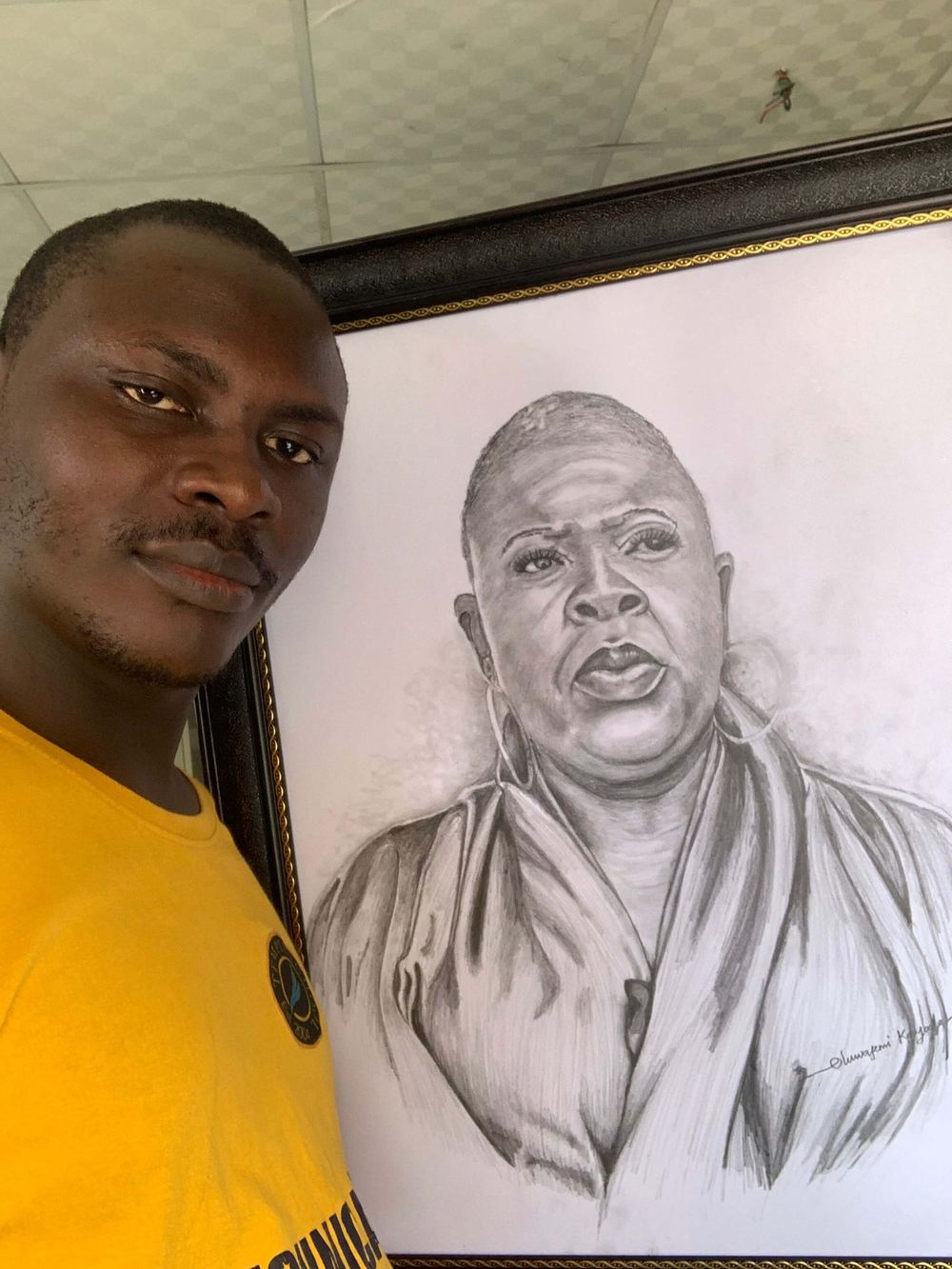 Commissioned artwork by Femi Kayode