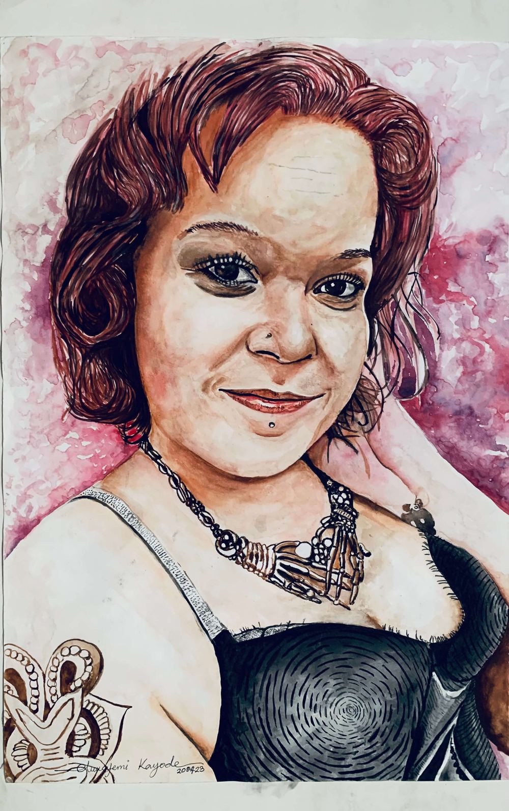 Commissioned portrait by Femi Kayode