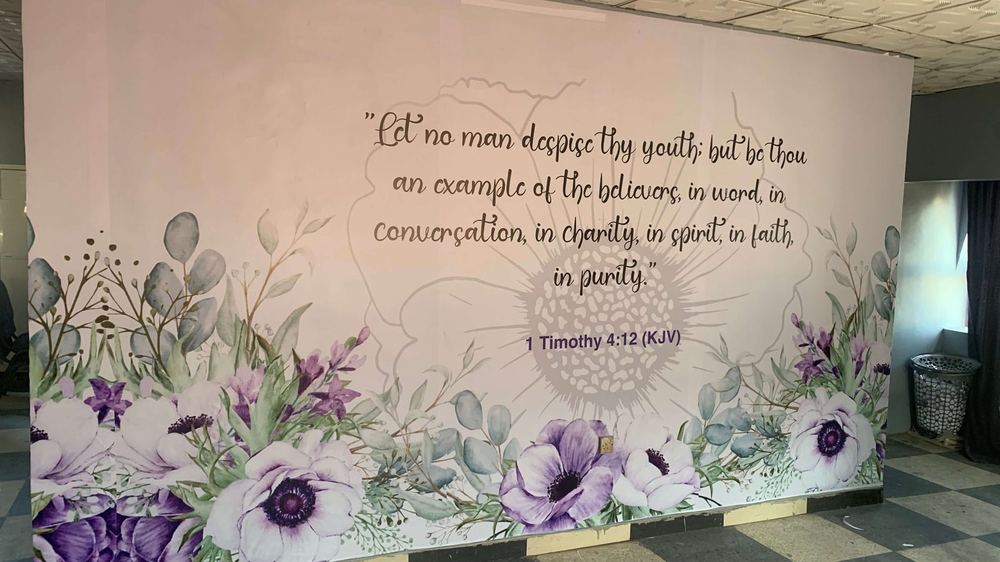 Mural and wall design by Femi Kayode